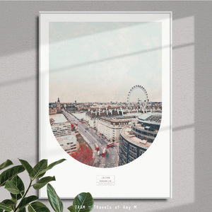 LONDON SKYLINE ART PRINT
