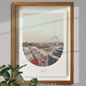 LONDON SKYLINE ART PRINT