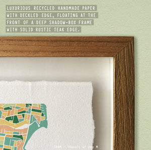 MANLY MAP ART PRINT