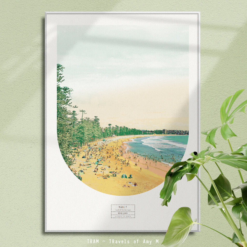 MANLY SKYLINE ART PRINT