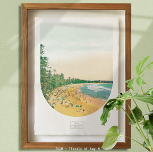 MANLY SKYLINE ART PRINT