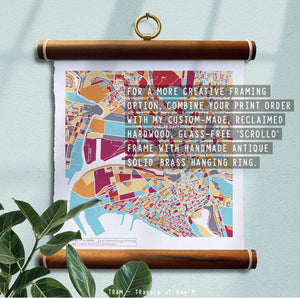 MELBOURNE MAP ART PRINT
