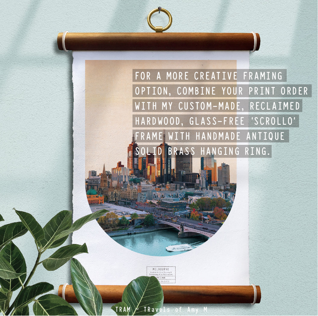 MELBOURNE SKYLINE ART PRINT