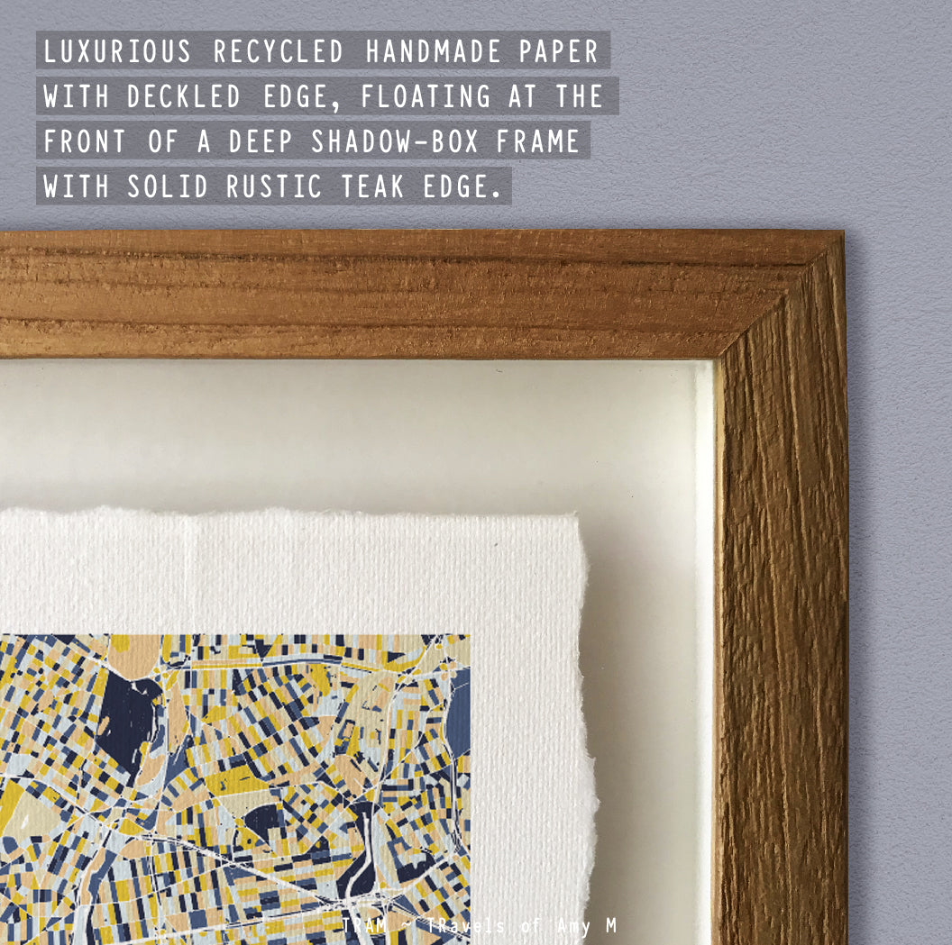 NEW YORK MAP ART PRINT