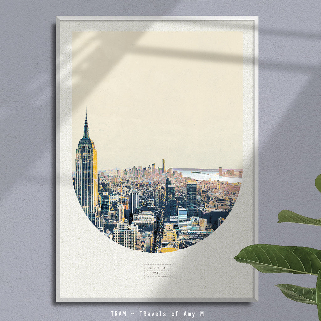 NEW YORK SKYLINE ART PRINT