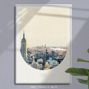 NEW YORK SKYLINE ART PRINT