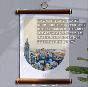 NEW YORK SKYLINE ART PRINT