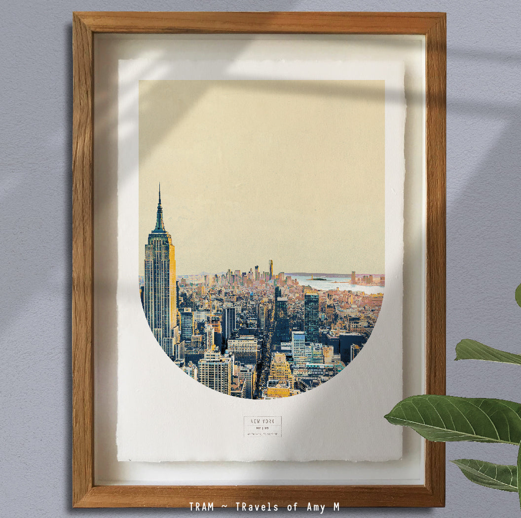 NEW YORK SKYLINE ART PRINT