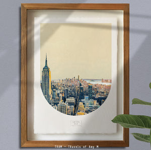 NEW YORK SKYLINE ART PRINT