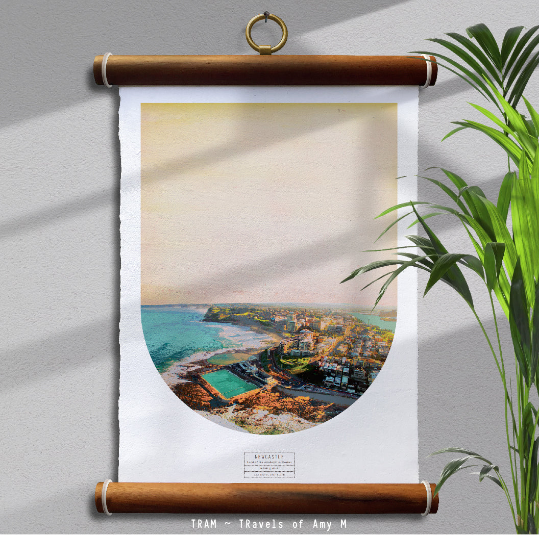 NEWCASTLE SKYLINE ART PRINT