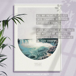 NIAGARA FALLS SKYLINE ART PRINT