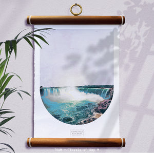 NIAGARA FALLS SKYLINE ART PRINT