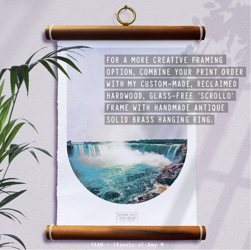 NIAGARA FALLS SKYLINE ART PRINT