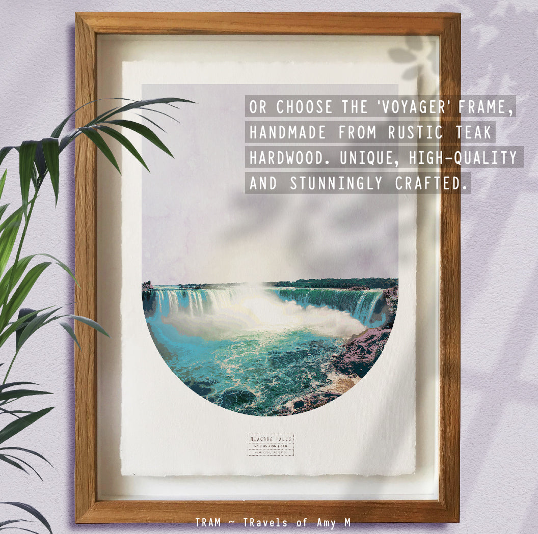 NIAGARA FALLS SKYLINE ART PRINT