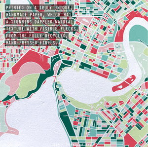 PERTH MAP ART PRINT