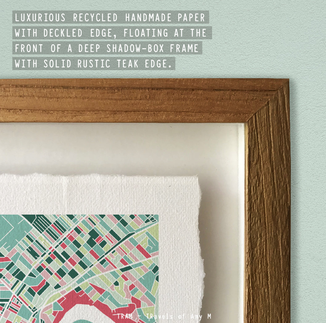 PERTH MAP ART PRINT