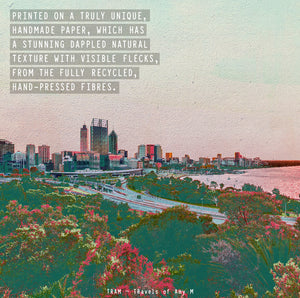 PERTH SKYLINE ART PRINT