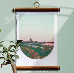 PERTH SKYLINE ART PRINT