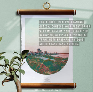 PERTH SKYLINE ART PRINT