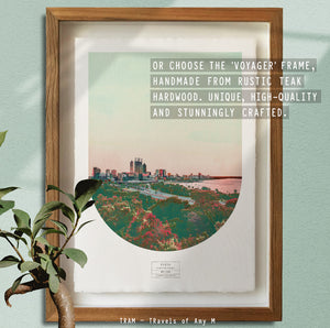 PERTH SKYLINE ART PRINT