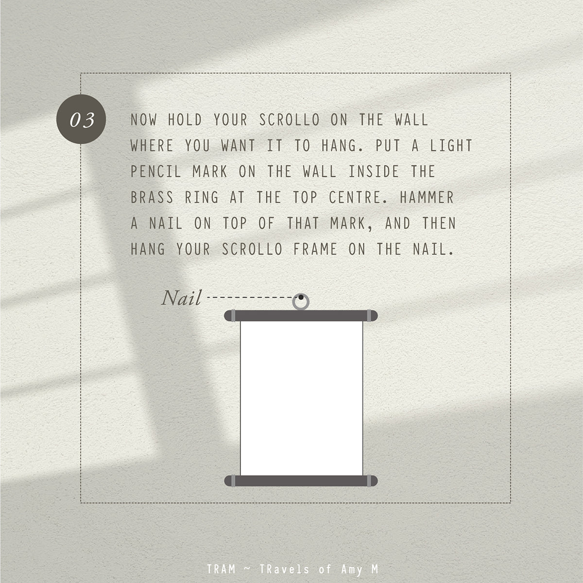 THE 'SCROLLO' FRAME ~ POSTER HANGER