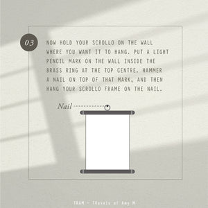 THE 'SCROLLO' FRAME ~ POSTER HANGER