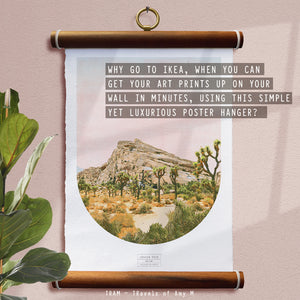 THE 'SCROLLO' FRAME ~ POSTER HANGER
