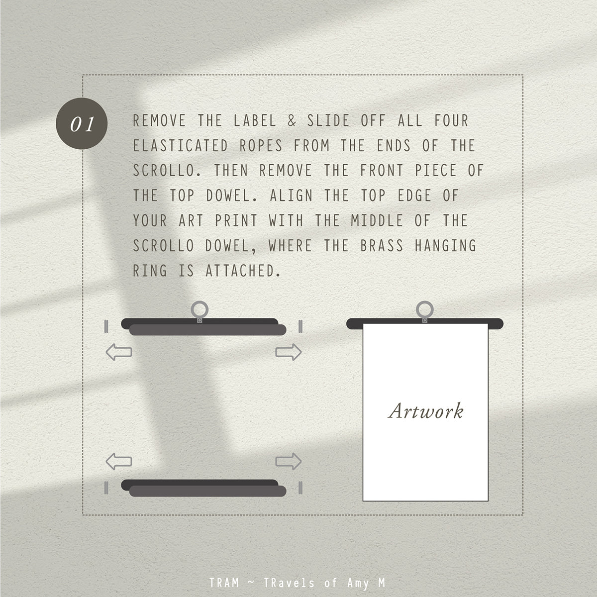 THE 'SCROLLO' FRAME ~ POSTER HANGER