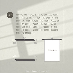 THE 'SCROLLO' FRAME ~ POSTER HANGER
