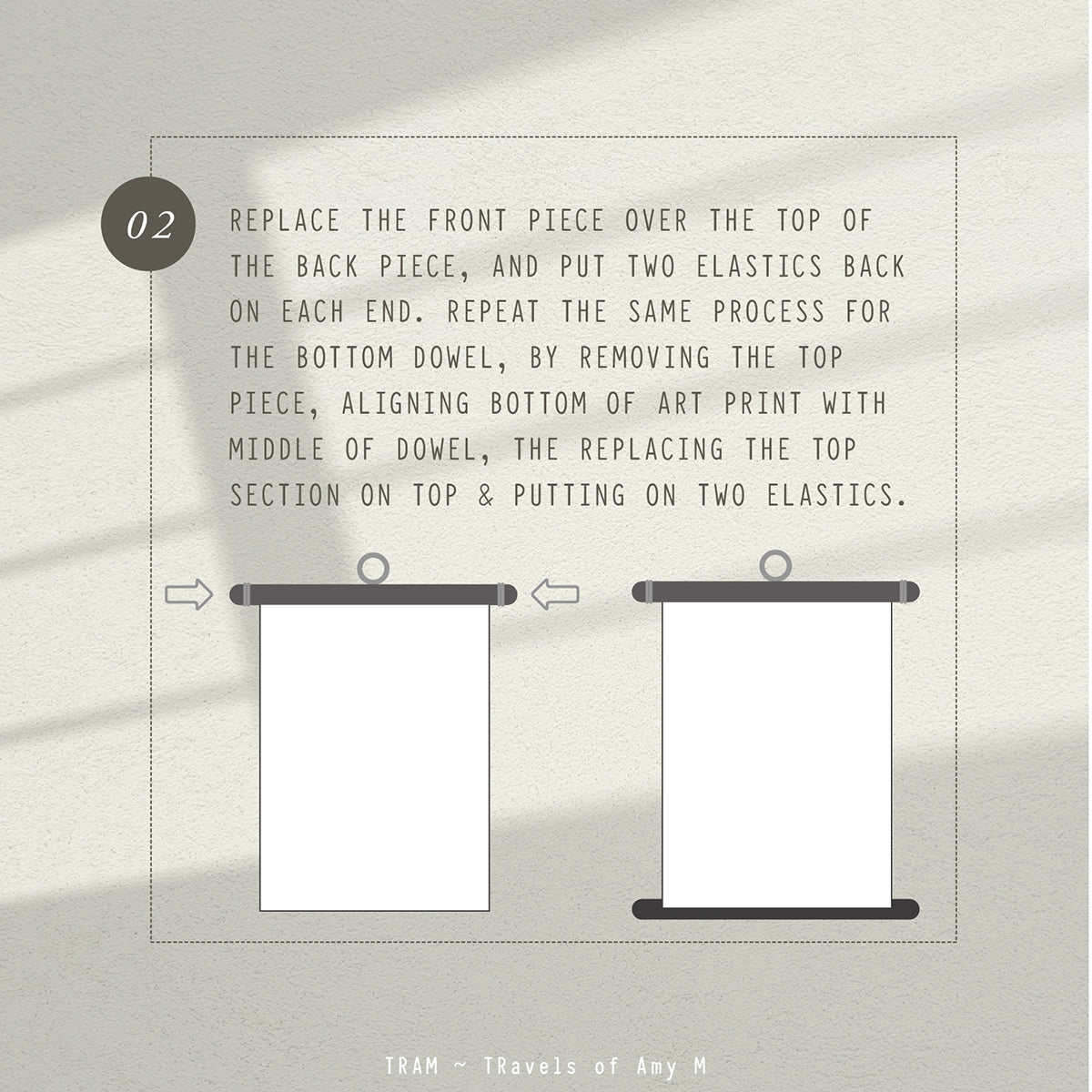 THE 'SCROLLO' FRAME ~ POSTER HANGER