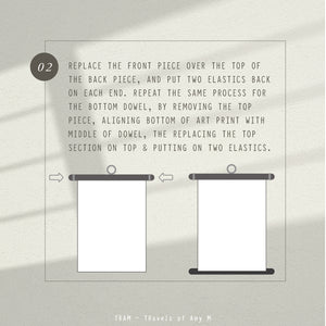 THE 'SCROLLO' FRAME ~ POSTER HANGER