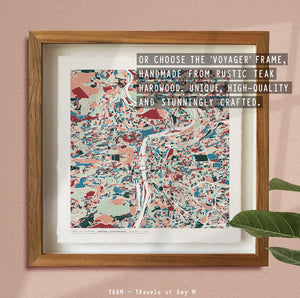 PRAGUE MAP ART PRINT