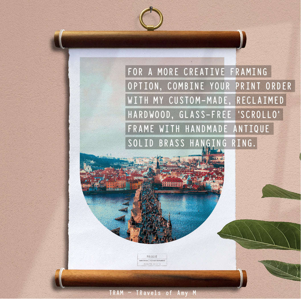 PRAGUE SKYLINE ART PRINT