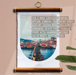 PRAGUE SKYLINE ART PRINT