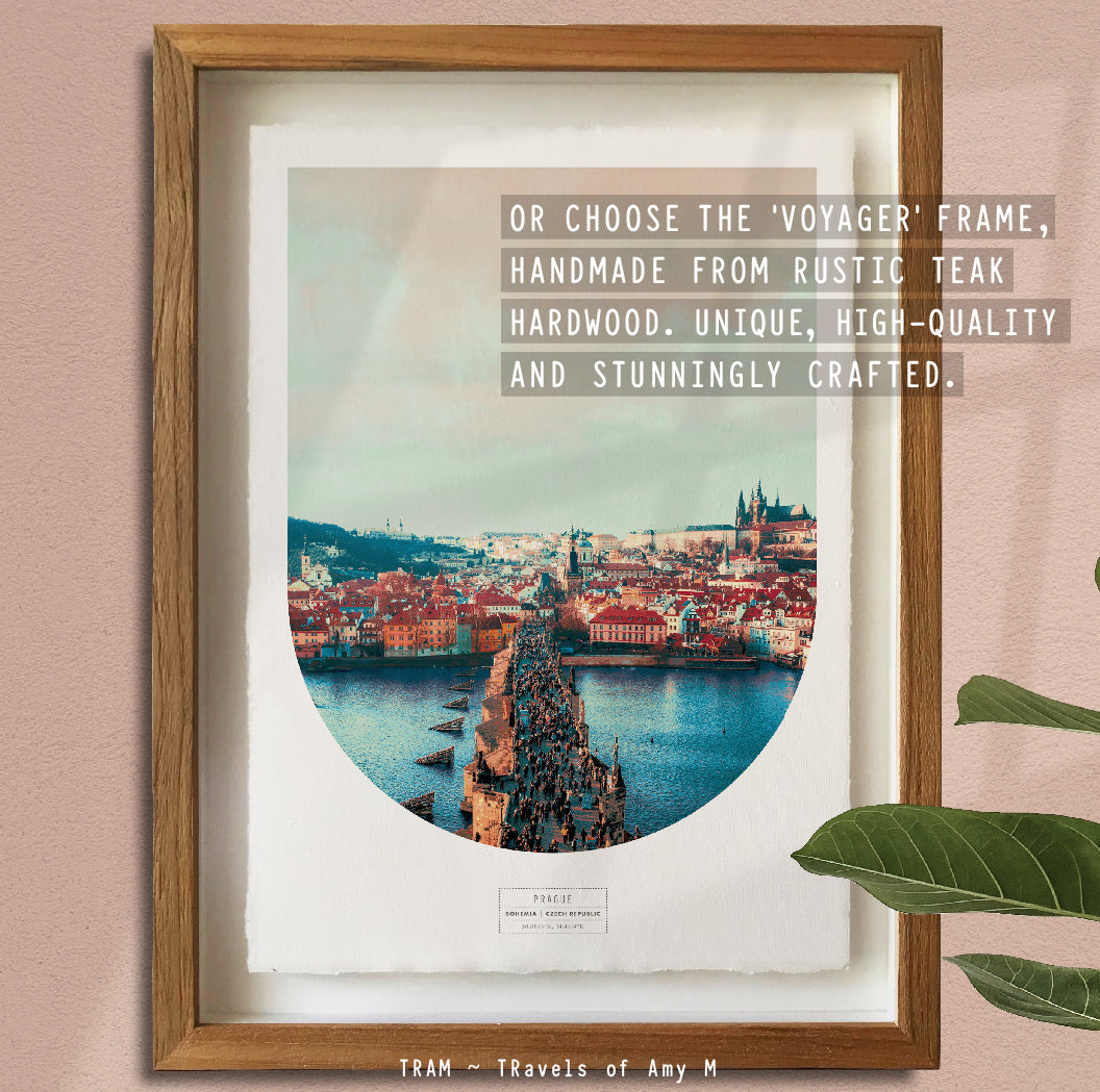 PRAGUE SKYLINE ART PRINT