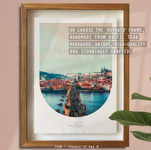 PRAGUE SKYLINE ART PRINT