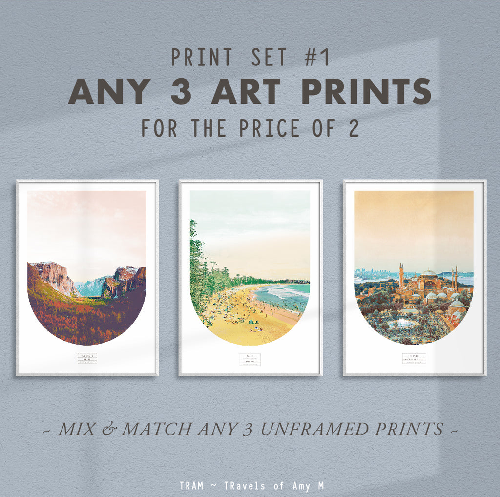 ANY 3 ART PRINTS FOR PRICE OF 2