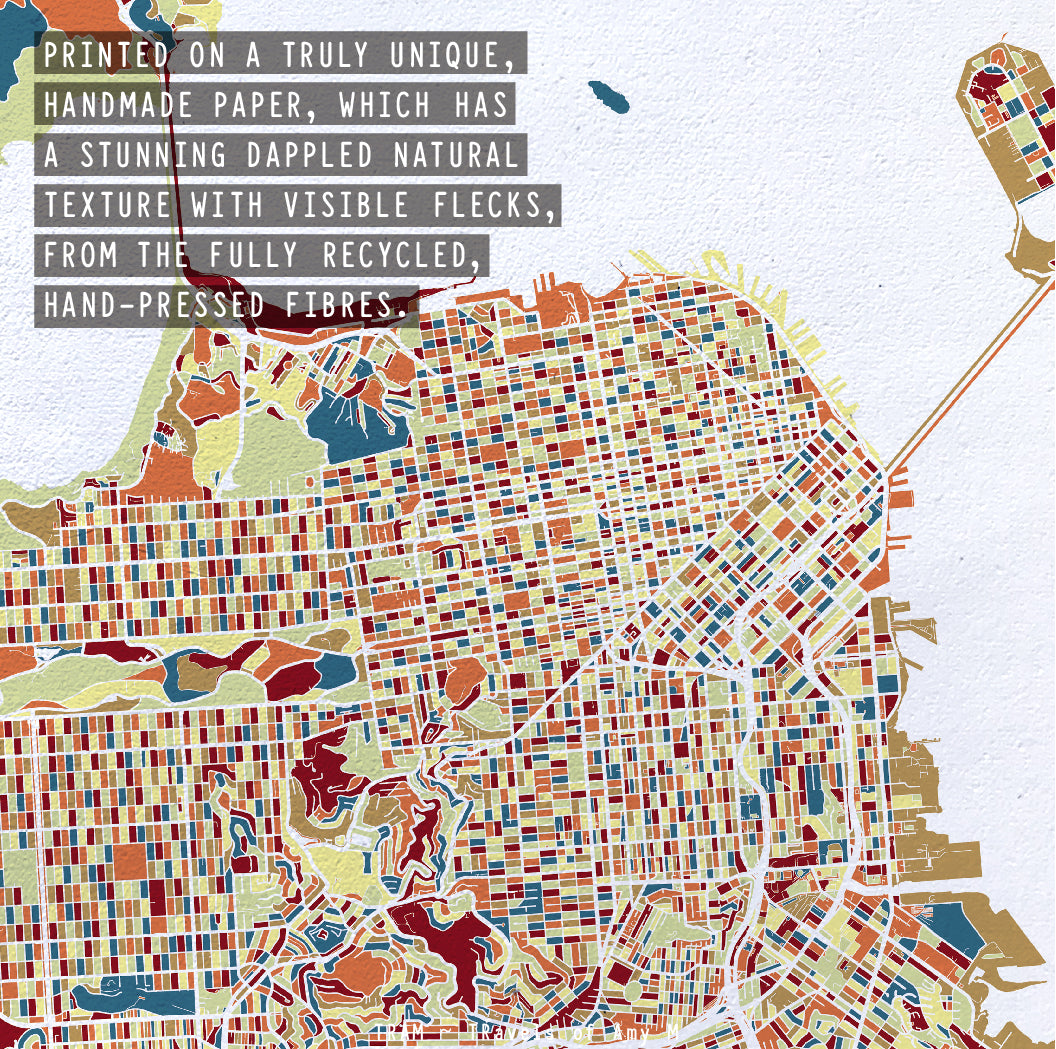 SAN FRANCISCO MAP ART PRINT