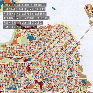 SAN FRANCISCO MAP ART PRINT
