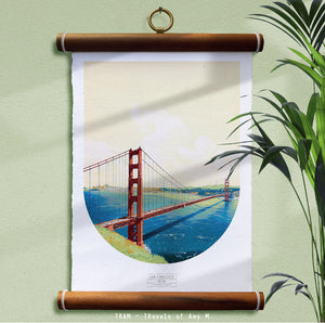 SAN FRANCISCO SKYLINE ART PRINT