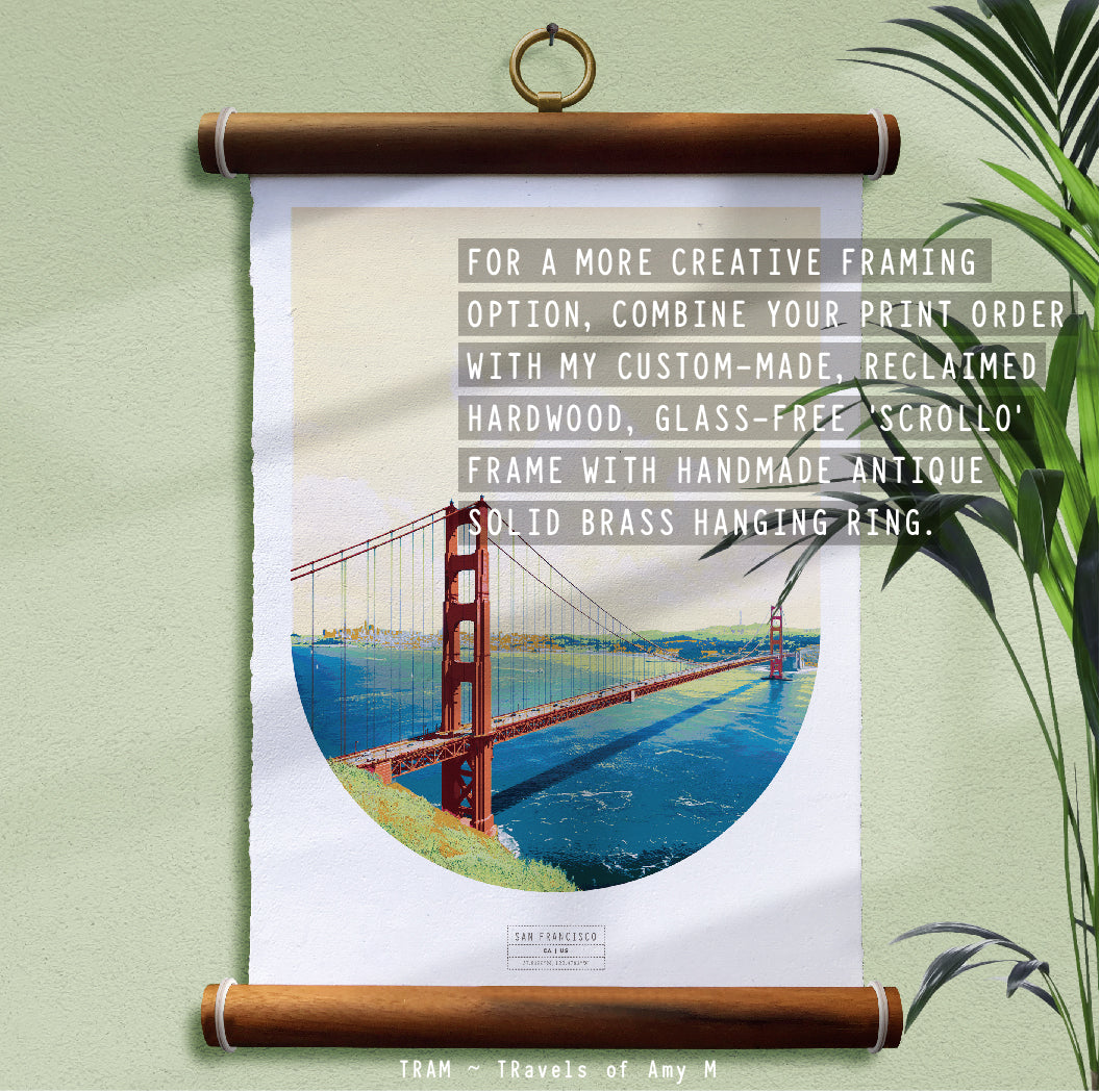 SAN FRANCISCO SKYLINE ART PRINT