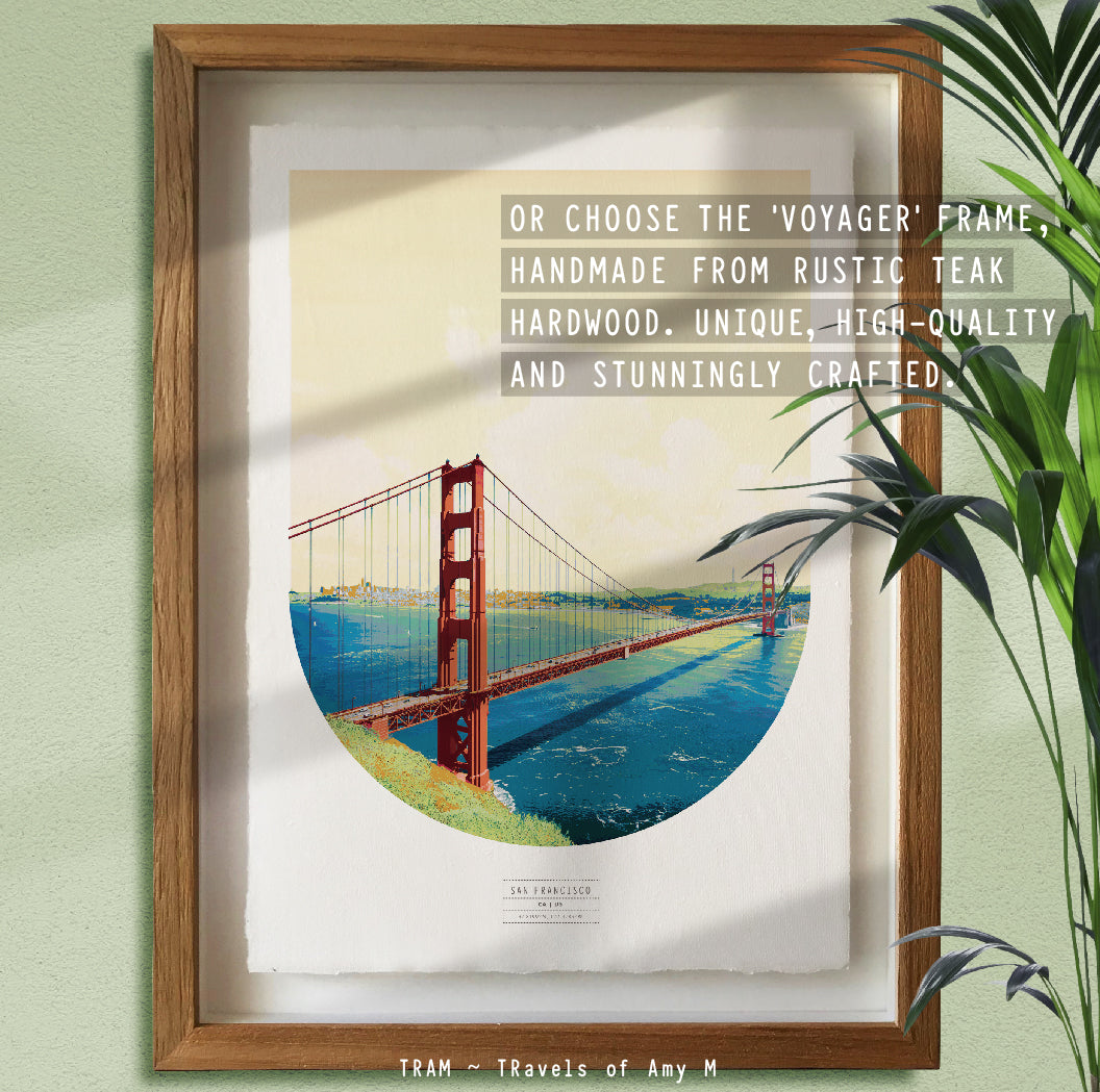 SAN FRANCISCO SKYLINE ART PRINT