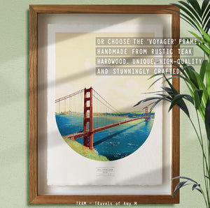 SAN FRANCISCO SKYLINE ART PRINT