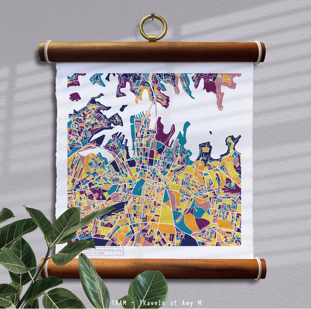 SYDNEY MAP ART PRINT