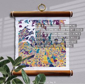 SYDNEY MAP ART PRINT