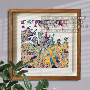 SYDNEY MAP ART PRINT