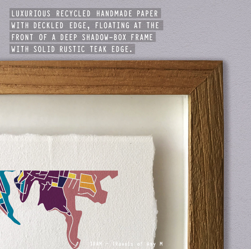 SYDNEY MAP ART PRINT