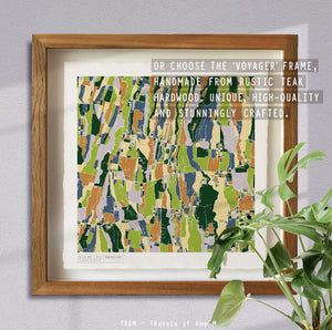 UBUD MAP ART PRINT