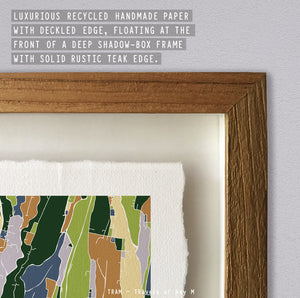 UBUD MAP ART PRINT
