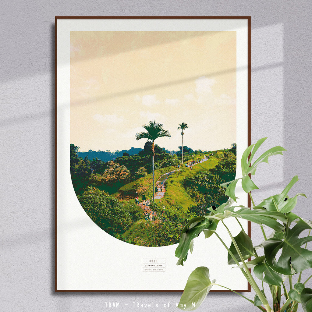 UBUD SKYLINE ART PRINT
